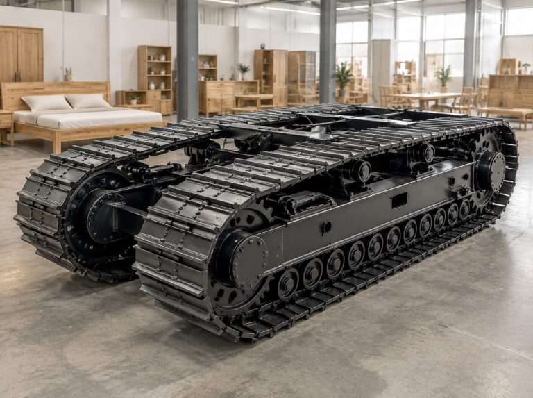 1至200吨重载钢制履带底盘